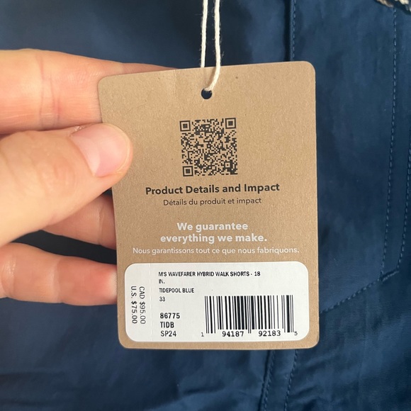 Men’s Patagonia Wavefarer Hybrid Walk Shorts - Picture 7 of 8